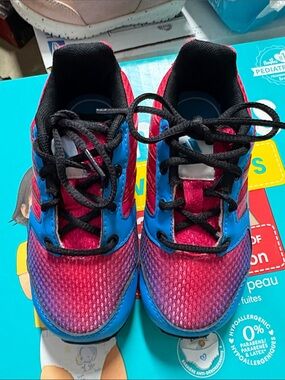 adidas Kids Sneakers in Blue and Pink Gradient